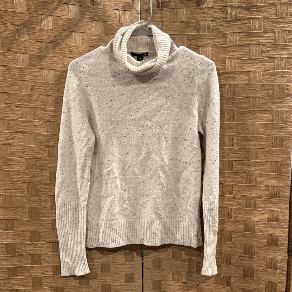 Aqua cashmere sweater